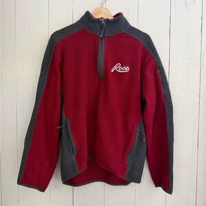 Vintage Roots Canada Athletics 1/4 Zip Fleece Pullover